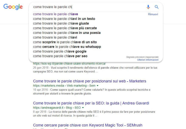 Come Trovare Le Parole Chiave Google Guadagno Green