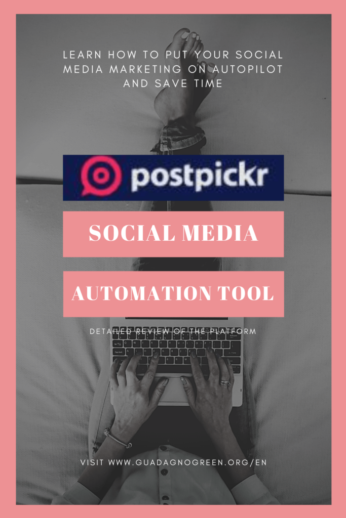 How To Automate Social Media Posts Postpickr Review Guadagno Green