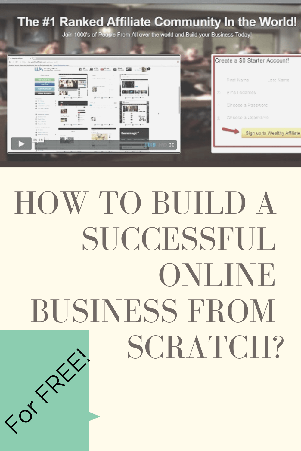 how to build a successful online business from scratch