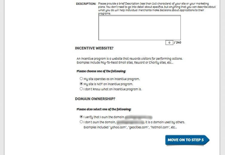 shareasale sign up process 4b